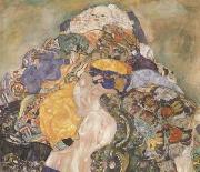 Gustav Klimt Baby (detail) (mk20) oil on canvas